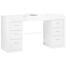 Masa manichiură cu aspirator Activeshop 324 150940 (White)