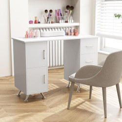 Masa manichiură Costway HB88758WH (White) Thumb