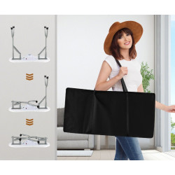 Masa de manichiura pliabila Costway HB87880DE-WH (White/Grey) Thumb