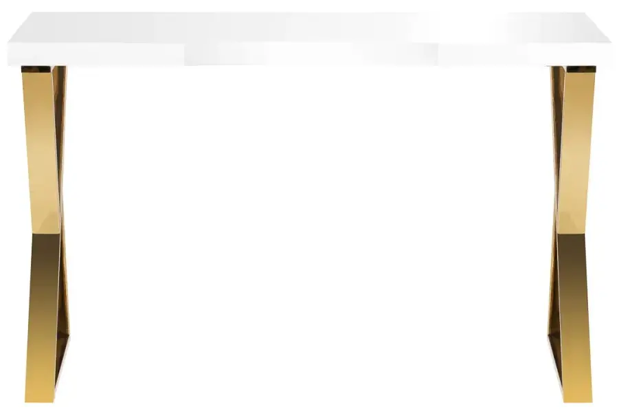 Стол маникюрный Momo 04-GL 151035 (White/Gold)