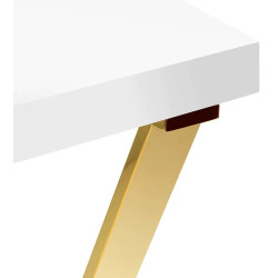 Стол маникюрный Momo 04-GL 151035 (White/Gold) Thumb