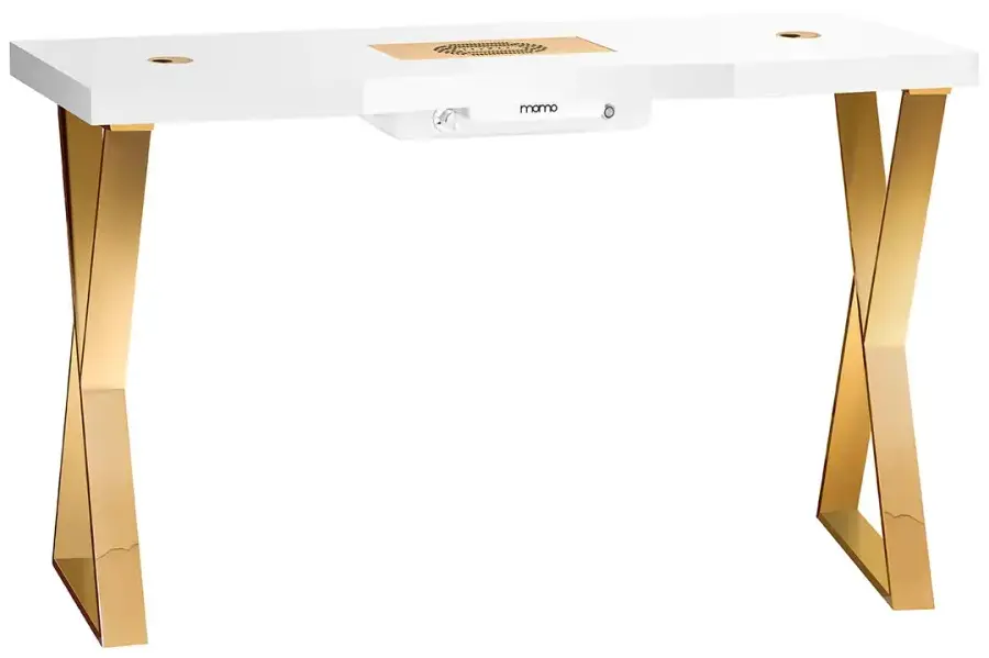 Masa de manichiura Momo 04-GL 151038 (White/Gold)