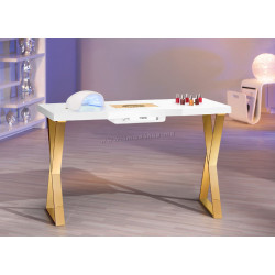 Masa de manichiura Momo 04-GL 151038 (White/Gold)