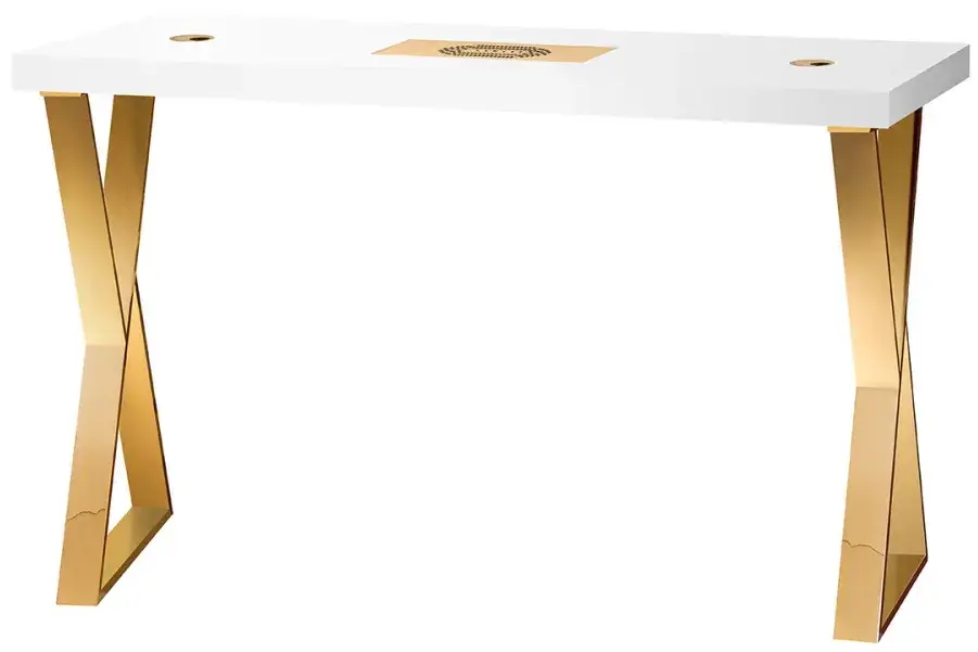 Masa de manichiura Momo 04-GL 151038 (White/Gold)