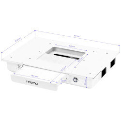 Masa de manichiura Momo 05-BL 154459 (White/Black) Thumb