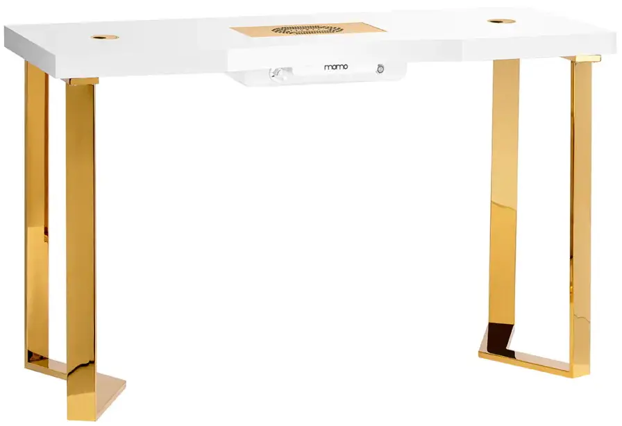 Masa de manichiura Momo 05-GL 151048 (White/Gold)