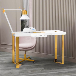 Masa de manichiura Momo 05-GL 151048 (White/Gold)