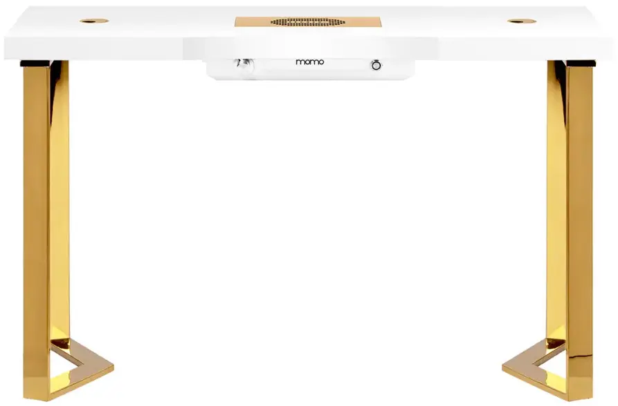 Masa de manichiura Momo 05-GL 151048 (White/Gold)