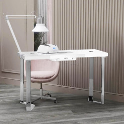 Masa de manichiura Momo 05-SL 151049 (White/Silver)