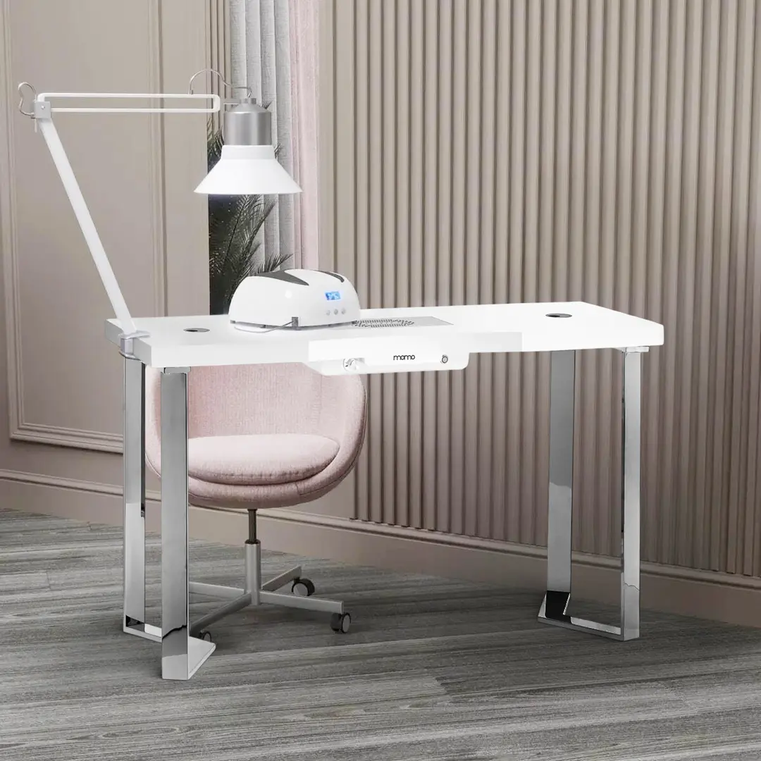 Masa de manichiura Momo 05-SL 151049 (White/Silver)