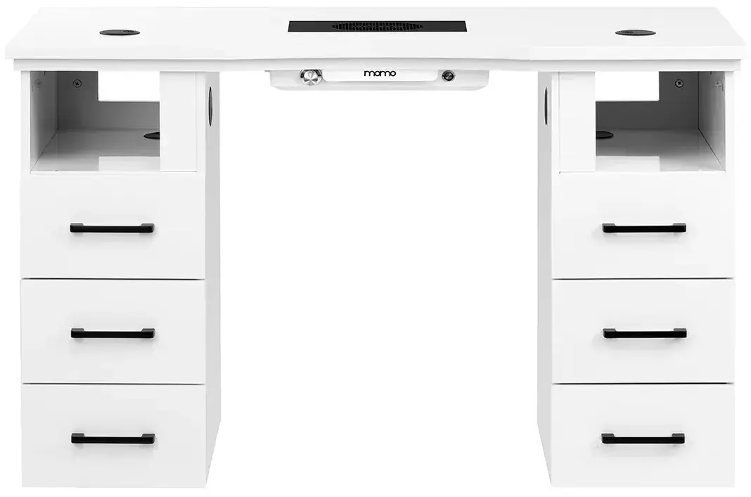 Стол маникюрный с вытяжкой Momo L01 151026 (White) - 18
