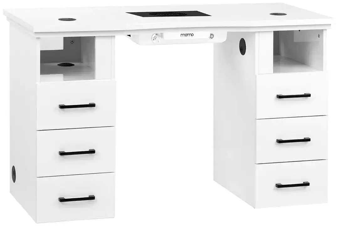 Стол маникюрный с вытяжкой Momo L01 151026 (White)