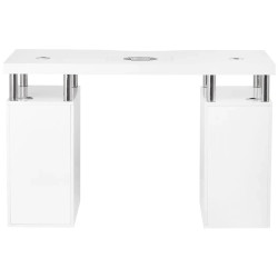 Стол маникюрный с вытяжкой Momo L03 151032 (White/Chrome) Thumb