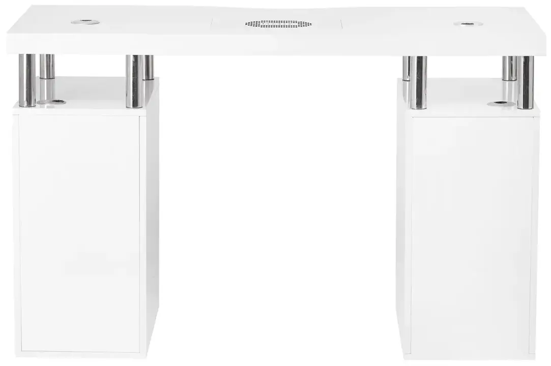 Стол маникюрный с вытяжкой Momo L03 151032 (White/Chrome) - 18