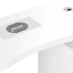 Стол маникюрный с вытяжкой Momo L03 151032 (White/Chrome) Thumb