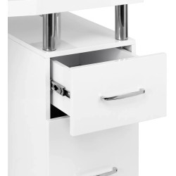 Стол маникюрный с вытяжкой Momo L03 151032 (White/Chrome) Thumb