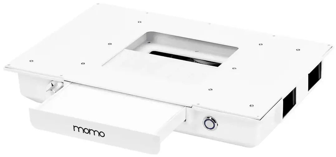 Стол маникюрный с вытяжкой Momo L03 151032 (White/Chrome) - 2