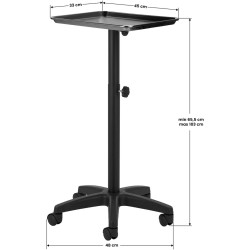 Столик парикмахерский мобильный Pro Ink 121 142661 (Black) Thumb