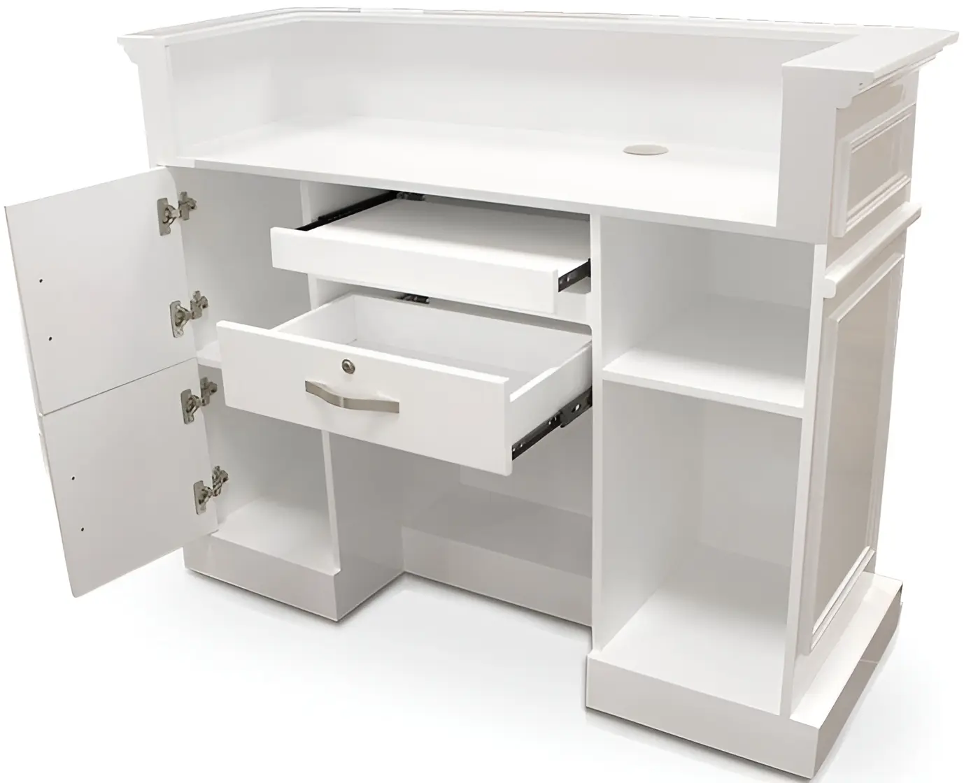 Birou de receptie Quirumed 359-HKT445 (White) - 3