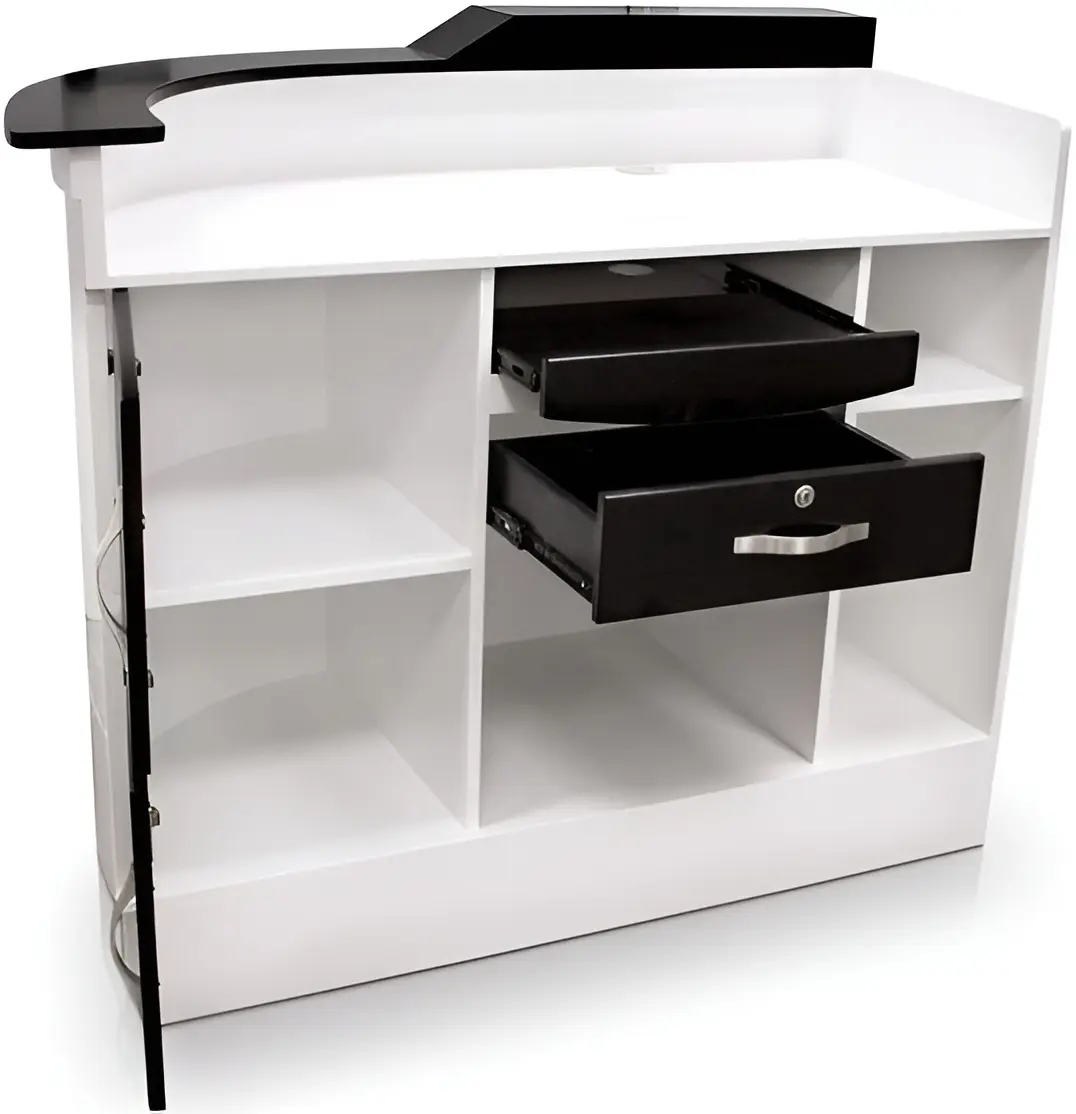 Стол-ресепшн Quirumed 359-HKT453 (White/Black) - 3