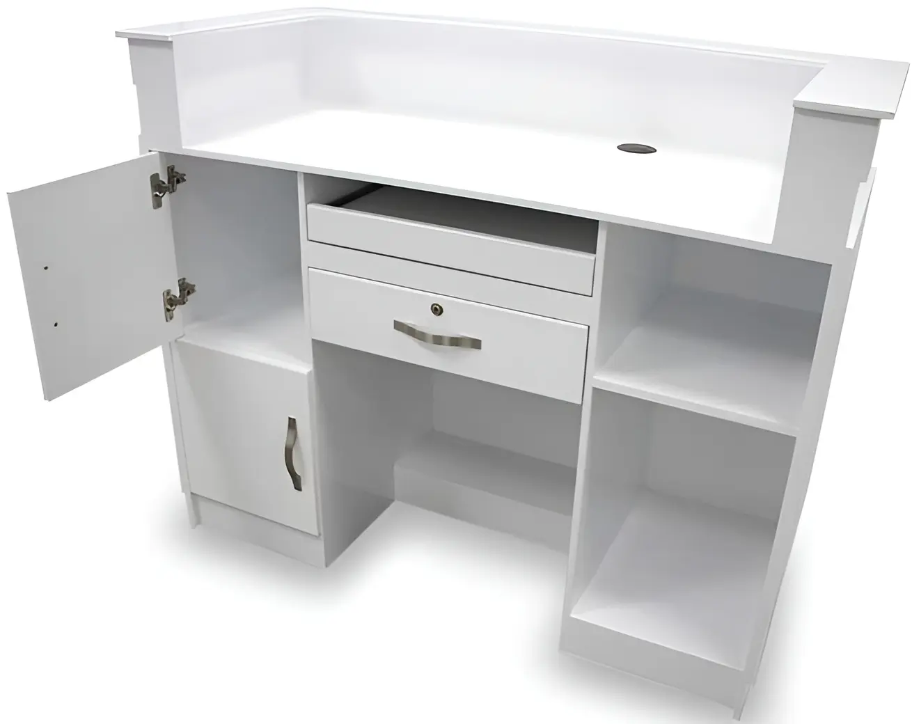 Birou de receptie Quirumed 359-HKT466D (White) - 2