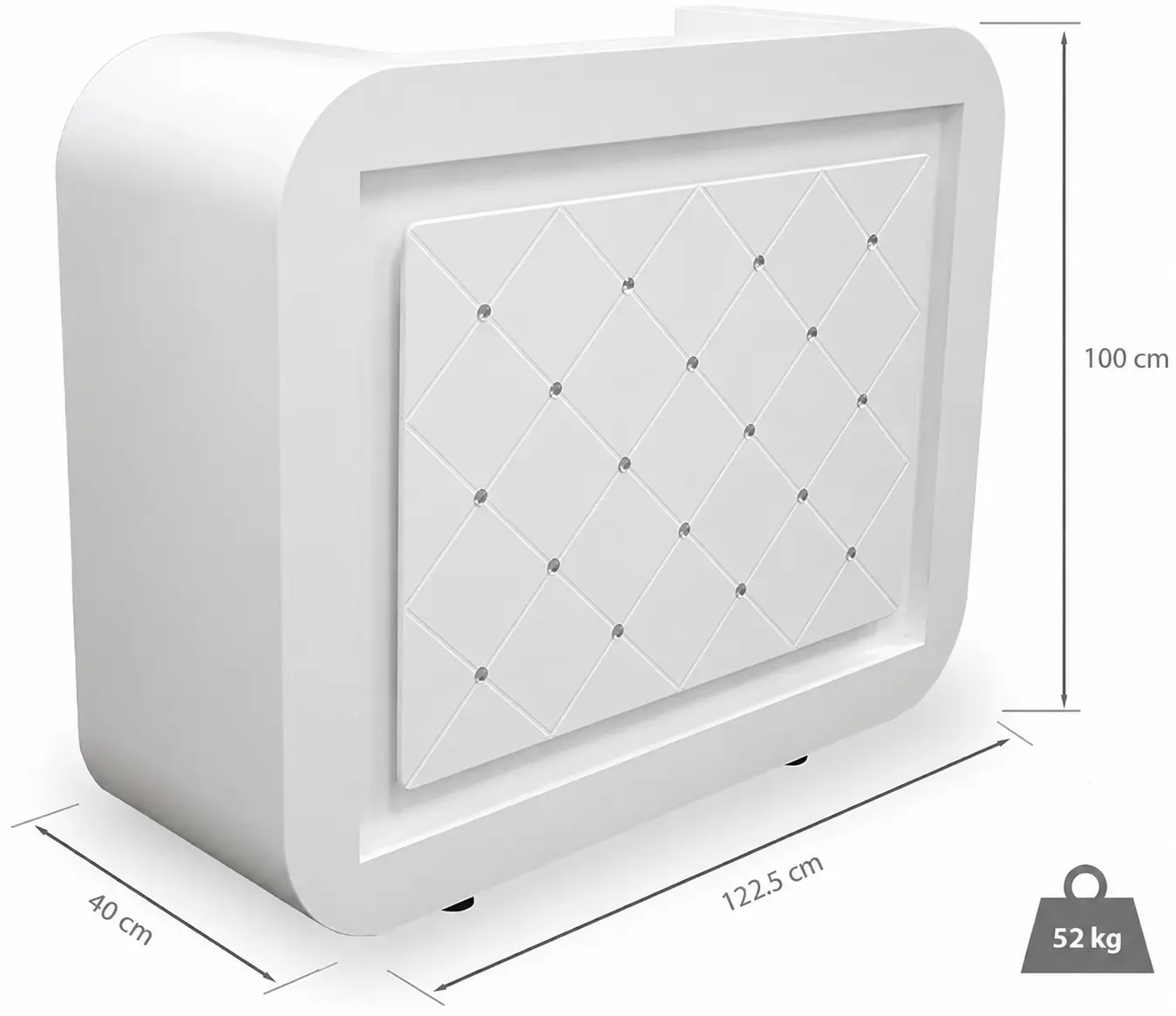 Стол-ресепшн Quirumed 359-HKT840 (White) - 3