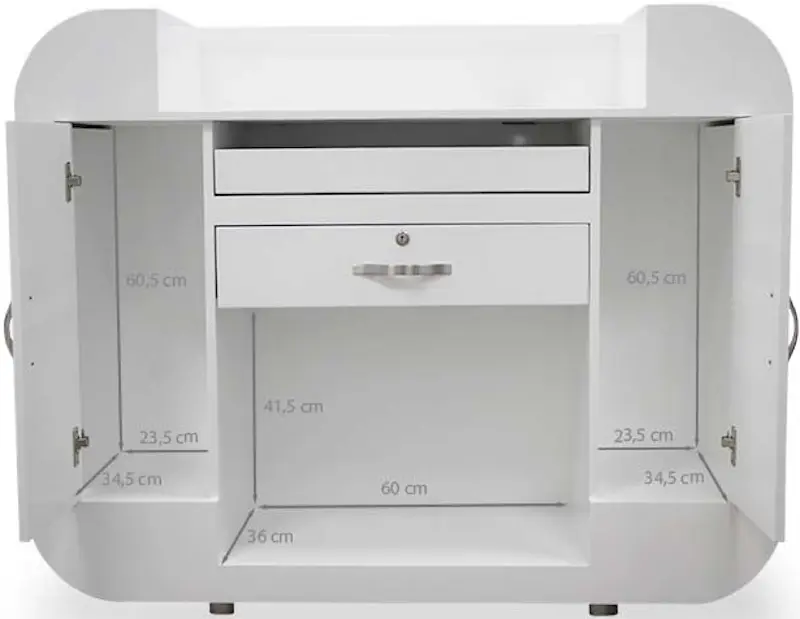 Стол-ресепшн Quirumed 359-HKT840 (White) - 5