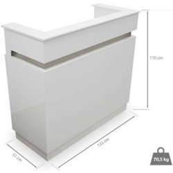 Стол-ресепшн Quirumed 359-HKT851 (White) Thumb