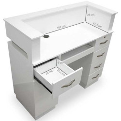 Стол-ресепшн Quirumed 359-HKT851 (White) Thumb