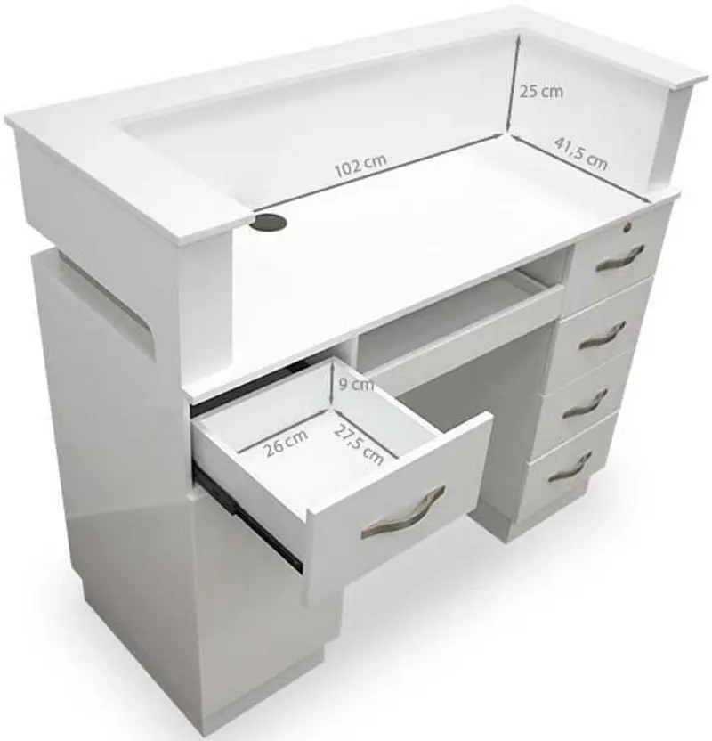 Стол-ресепшн Quirumed 359-HKT851 (White) - 4