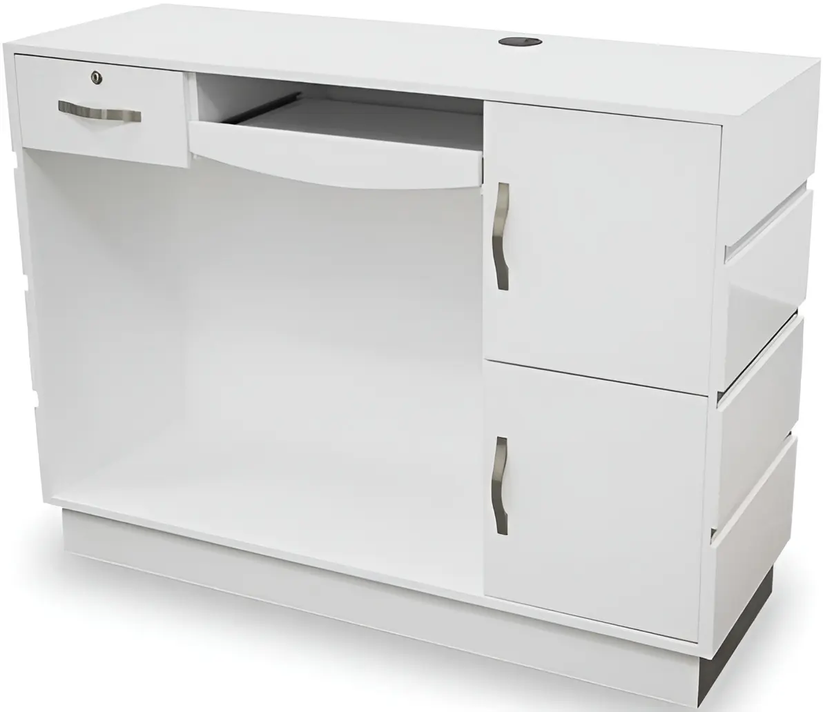 Стол-ресепшн Quirumed 359-HKT873 (White/Grey) - 2
