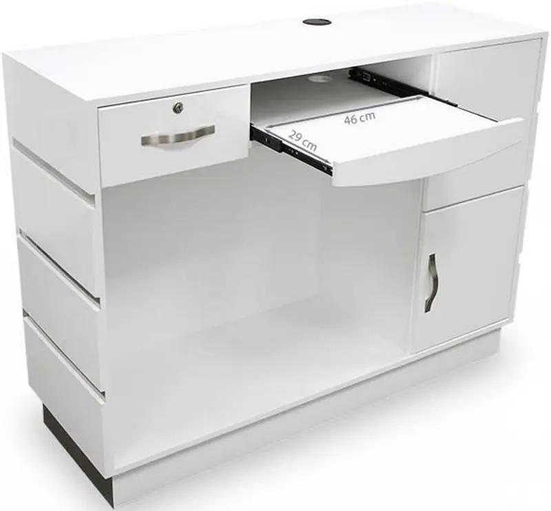 Стол-ресепшн Quirumed 359-HKT873 (White/Grey) - 5