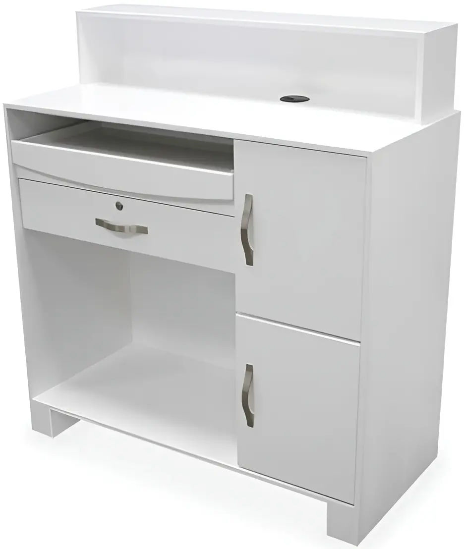 Birou de receptie Quirumed 359-HKT898 (White) - 2
