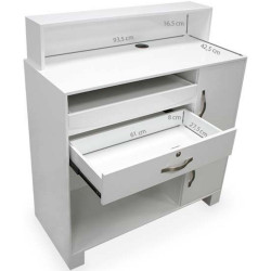 Birou de receptie Quirumed 359-HKT898 (White) Thumb