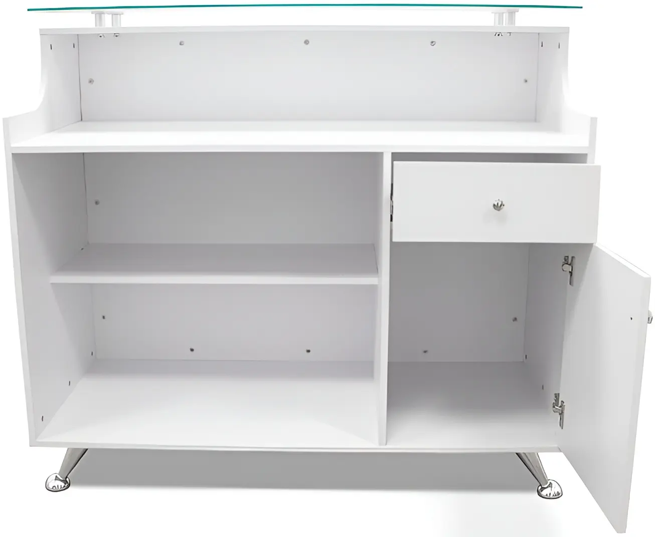 Birou de receptie Quirumed 360-DP3305-BL (White) - 2