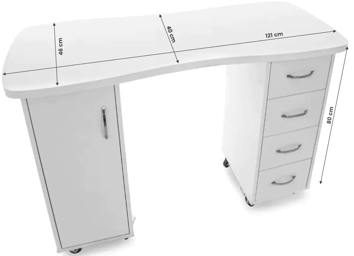 Masa manichiura Activeshop 2027 149511 (White)