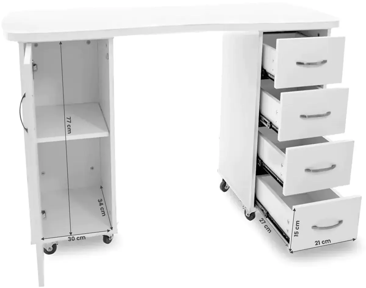 Masa manichiura Activeshop 2027 149511 (White)