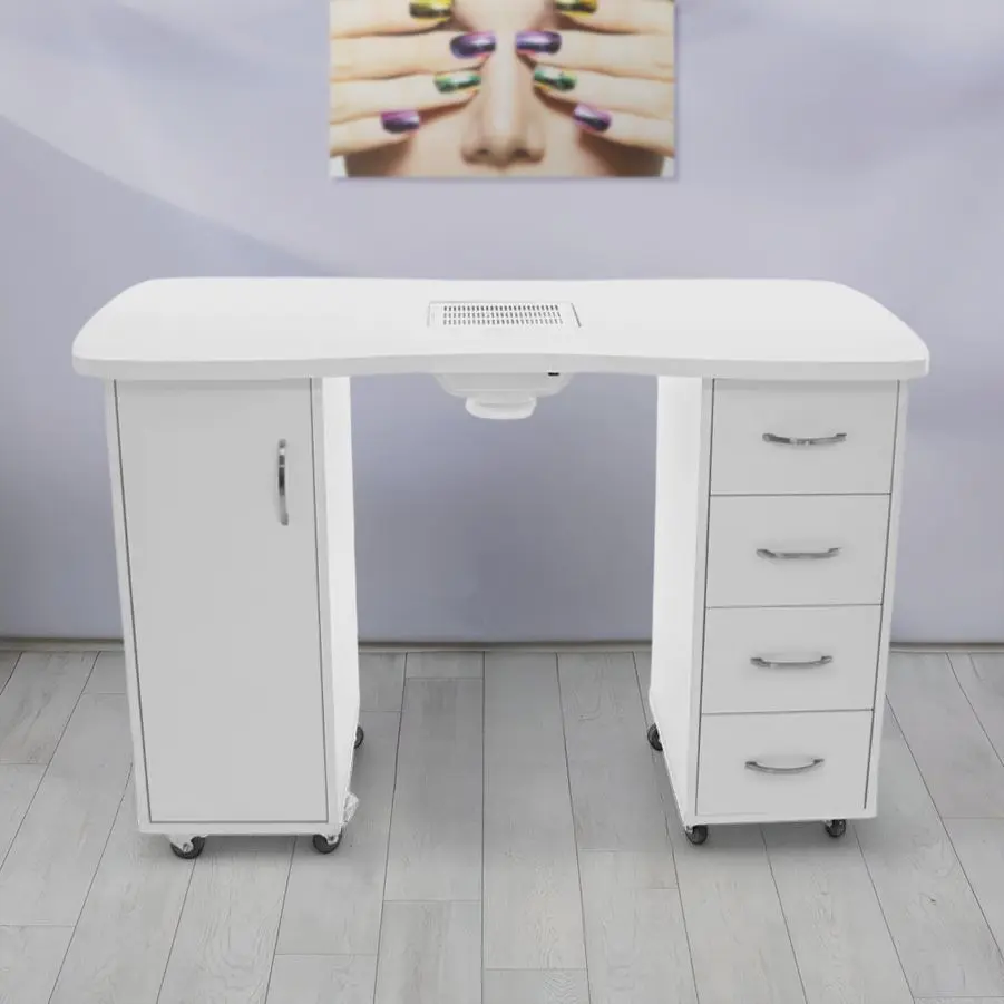 Masa manichiură cu aspirator Activeshop 2027 (White)