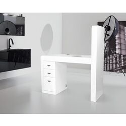 Стол маникюрный с вытяжкой Activeshop 310 Right (White)
