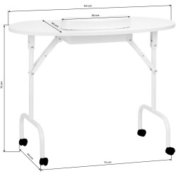 Masa manichiura pliabila Activeshop 4031 113259 (White) Thumb