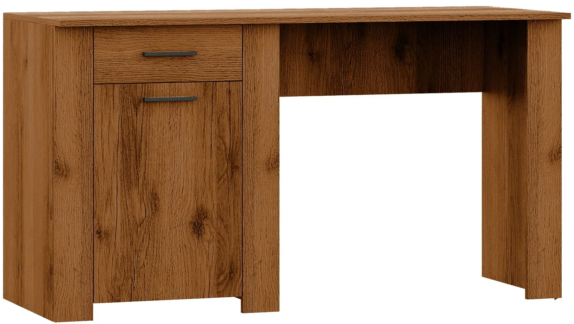 Masa de birou Астрид-Мебель Kvadro КВД.35 (Delano Oak Dark)