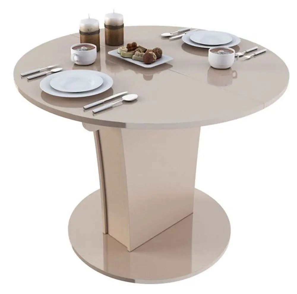 Masa extensibila BonMebel Bergamo 6 (Beige Gloss)