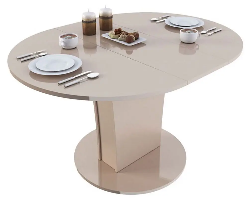 Masa extensibila BonMebel Bergamo 6 (Beige Gloss)