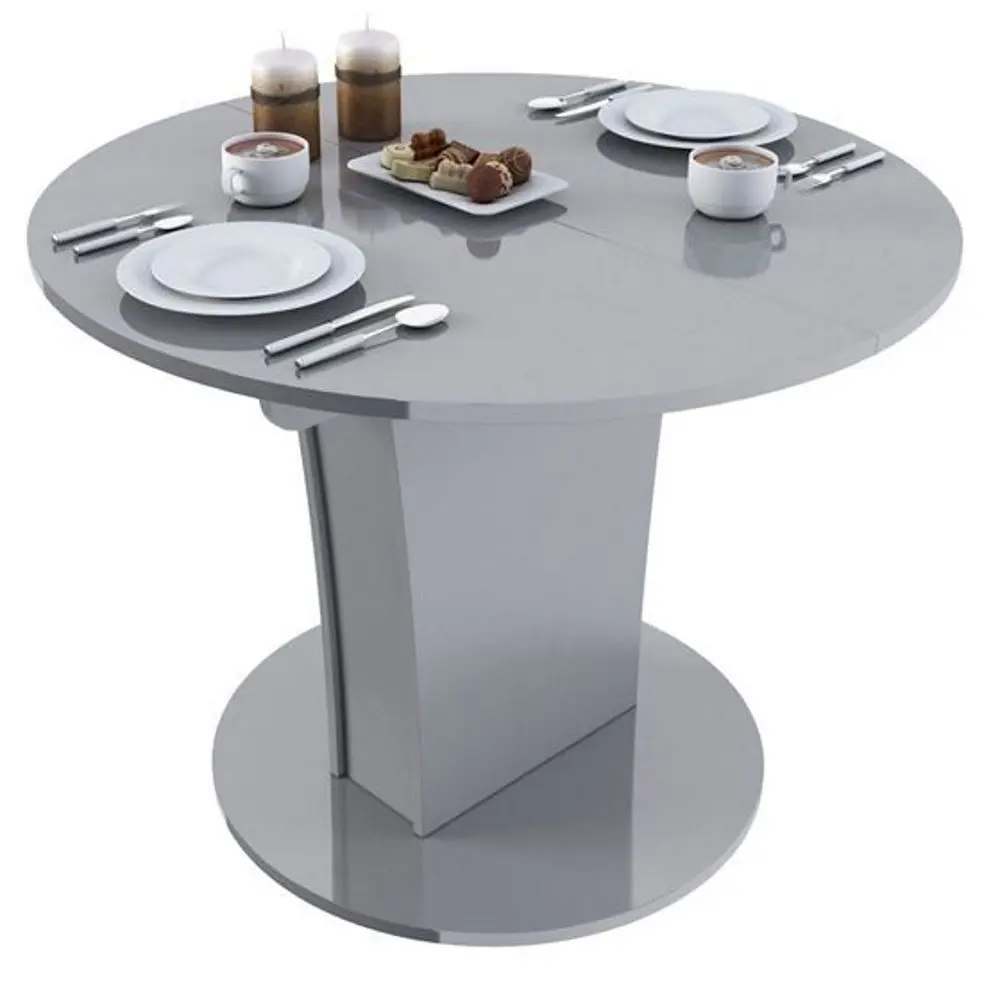 Стол раскладной BonMebel Bergamo 6 (Серый Глянец) - 3