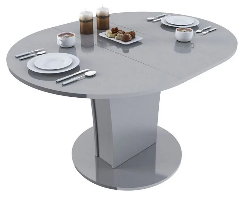 Стол раскладной BonMebel Bergamo 6 (Серый Глянец)