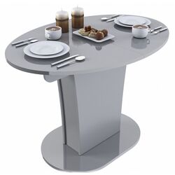 Стол раскладной BonMebel Bergamo 5 (Серый Глянец) Thumb