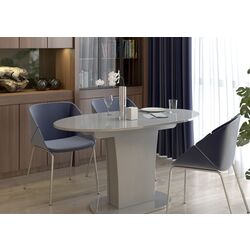 Стол раскладной BonMebel Bergamo 5 (Серый Глянец) Thumb