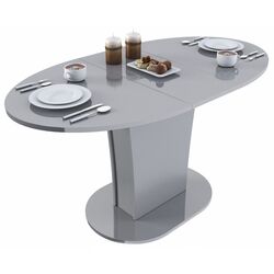 Стол раскладной BonMebel Bergamo 5 (Серый Глянец)