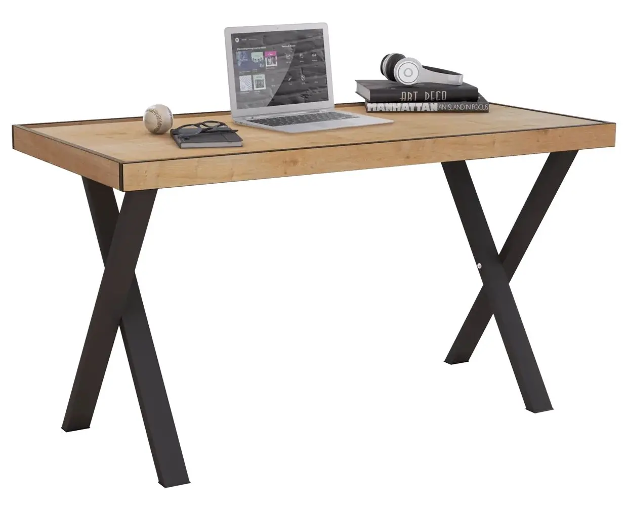 Masa de birou Cilek Black 20.58.1105.00 (Black/Wood)