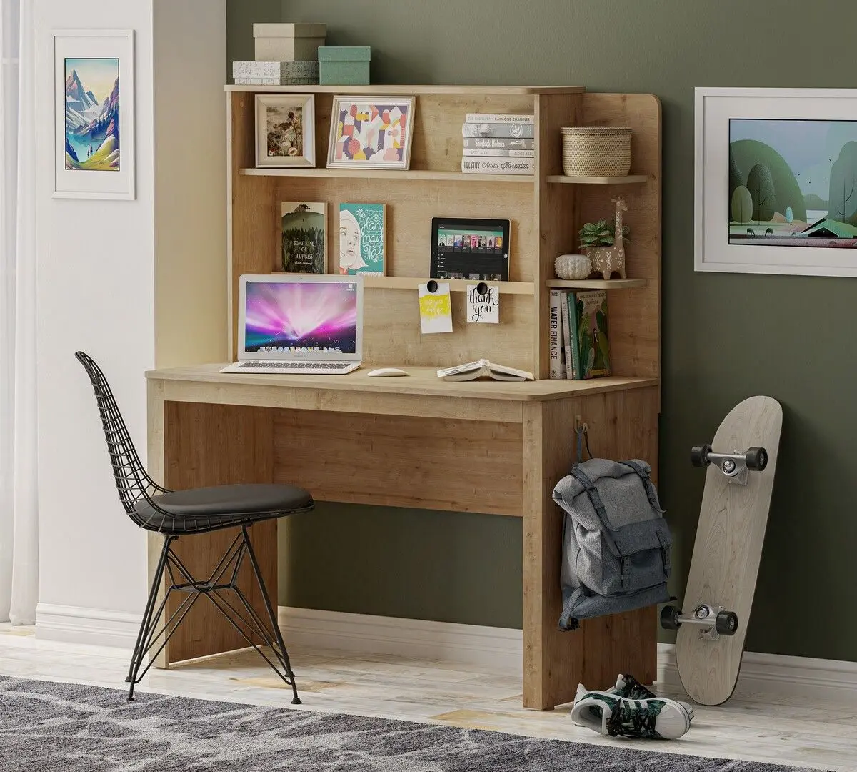 Masa de birou Cilek Mocha 20.30.1108.00 (Natural)